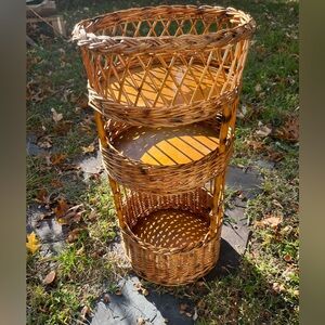 Vintage Tiered Basket